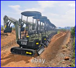 KUBOTA D902 Diesel 4,000 lbs TERROR XVIII Mini Hydraulic Excavator USA STOCK