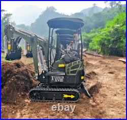 KUBOTA D902 Diesel 4,000 lbs TERROR XVIII Mini Hydraulic Excavator USA STOCK