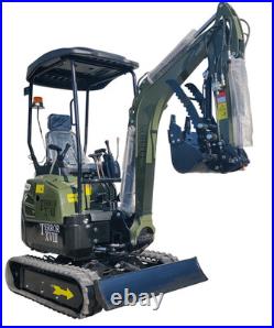 KUBOTA D902 Diesel 4,000 lbs TERROR XVIII Mini Hydraulic Excavator USA STOCK