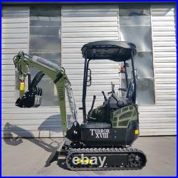 KUBOTA D902 Diesel 4,000 lbs TERROR XVIII Mini Hydraulic Excavator USA STOCK