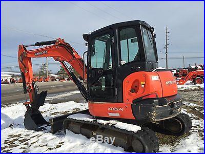 KUBOTA KX057 EXCAVATOR LOADED