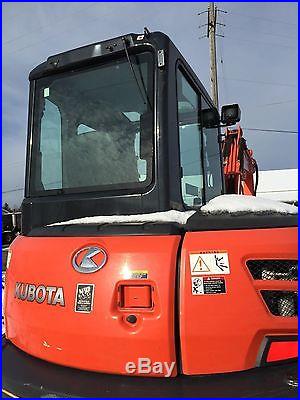 KUBOTA KX057 EXCAVATOR LOADED