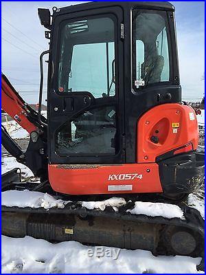 KUBOTA KX057 EXCAVATOR LOADED