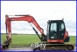 KUBOTA KX080-4 ECO PLUS Excavator- 2014