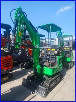 KX12-CDB 1 Ton Mini Excavator Retractable Tracks Digger B&S Gas Engine 13.5HP