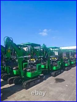 KX12-CDB 1 Ton Mini Excavator Retractable Tracks Digger B&S Gas Engine 13.5HP