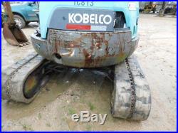 Kobelco 45SR Hydraulic Mini Excavator Auxiliary Hydraulics Cab Yanmar RUNNING