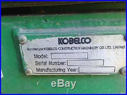 Kobelco model 135SR Track excavator