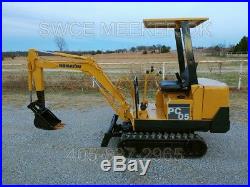 Komatsu PC05 Mini Excavator Trackhoe Backhoe Dozer LOW LOW PRICE NO RESERVE