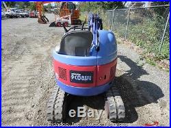 Komatsu PC08UU-1F Micro Mini Excavator Diesel Articulating Boom Rubber Tracks