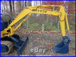 Komatsu PC10-5 Mini Excavator Backhoe 55 Blade Rubber Tracks Diesel Repair