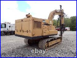 Komatsu PC150-3 Hydraulic Excavator JOHN HENRY DRILL! Diesel Quarry Blast Hole