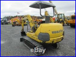 Komatsu PC20-7 Used Mini Excavator Tractor Diesel Dozer Rubber Tracks