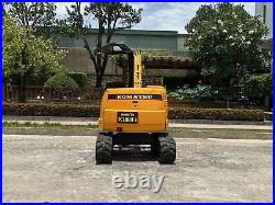 Komatsu PC28UU-2 Mini Excavator with Hydraulic Thumb S/N 7039