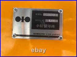 Komatsu PC38UU Mini Excavator with Hydraulic Thumb S/N 1809
