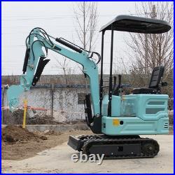 Kubota 1.4Ton Mini Excavators Hydraulic Thumb 7 Attachments Combo USA FREE SHIP