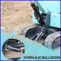 Kubota 1.4Ton Mini Excavators Hydraulic Thumb 7 Attachments Combo USA FREE SHIP