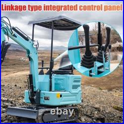 Kubota 1.4Ton Mini Excavators Hydraulic Thumb 7 Attachments Combo USA FREE SHIP