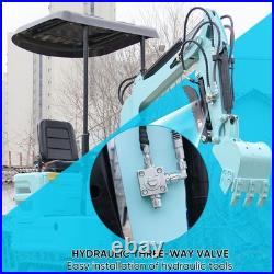 Kubota 1.4Ton Mini Excavators Hydraulic Thumb 7 Attachments Combo USA FREE SHIP