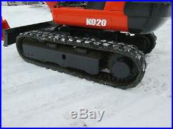 Kubota K020 Mini Excavator Tractor Dozer Diesel Rubber Tracks Used 40/90 Boom