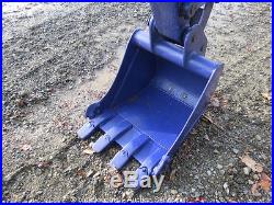 Kubota K022 Mini Excavator Rubber Tracks Backhoe Hydraulic 55 Blade 19 Bucket