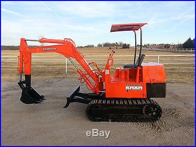 Kubota KH8H Mini Excavator Trackhoe Backhoe Dozer Kubota Diesel NO RESERVE