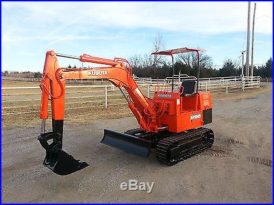 Kubota KH8H Mini Excavator Trackhoe Backhoe Dozer Kubota Diesel NO RESERVE