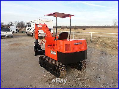 Kubota KH8H Mini Excavator Trackhoe Backhoe Dozer Kubota Diesel NO RESERVE