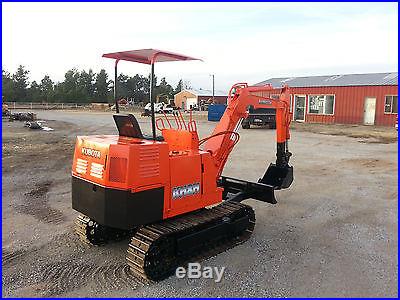 Kubota KH8H Mini Excavator Trackhoe Backhoe Dozer Kubota Diesel NO RESERVE