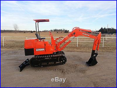 Kubota KH8H Mini Excavator Trackhoe Backhoe Dozer Kubota Diesel NO RESERVE