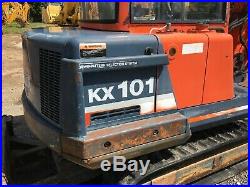 Kubota KX101 Mini Hydraulic Excavator with Blade