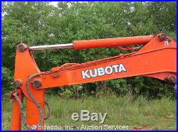 Kubota KX61-2 Mini Excavator Dozer Blade Auxiliary Hydraulics Track Hoe bidadoo