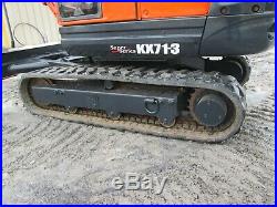 Kubota KX71-3S Excavator Tractor Dozer Rubber Tracks Blade 3RD Valve Diesel