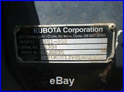 Kubota KX91-3S2 Excavator Canopy Joystick Controls 61 Hydraulic Angle Blade