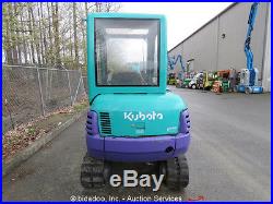 Kubota K-025 Mini Hydraulic Excavator Fully Enclosed Cab Kubota D1105 Diesel