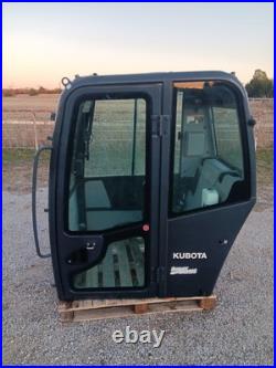 Kubota Kx080-4 Excavator, Mini Excavator Cab Assembly Part# Rd838-49000