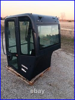 Kubota Kx080-4 Excavator, Mini Excavator Cab Assembly Part# Rd838-49000
