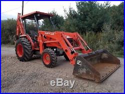 Kubota L48 Tractor Loader Backhoe 1187 Hrs Exceptional! Ready 2 Work In Pa