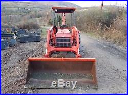 Kubota L48 Tractor Loader Backhoe 1441 Hours! 4x4 Hst Nice! Ready 2 Work In Pa
