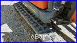 Kubota Mini Excavator U15 expandable rubber tracks. Diesel engine & bucket