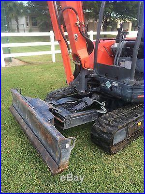 Kubota skid steer and kubota excavator