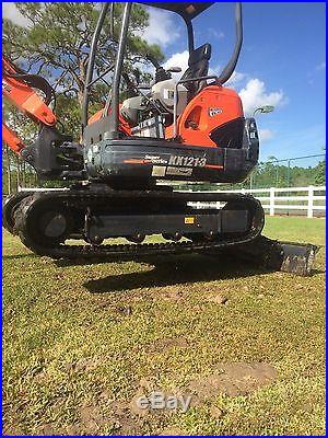 Kubota skid steer and kubota excavator