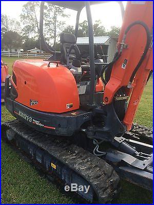 Kubota skid steer and kubota excavator