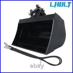 LABLT 600mm Tilting Bucket Attachment for Mini Excavator Bucket Replacement