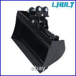 LABLT 600mm Tilting Bucket Attachment for Mini Excavator Bucket Replacement