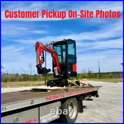 LOCAL PICK UP Enclosed Cab 1Ton Mini Excavator For Sale With EPA Engine Digger LOCAL PICK UP Enclosed Cab 1Ton Mini Excavator For Sale With EPA Engine Digger