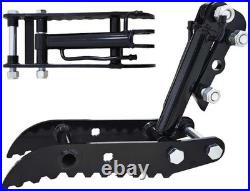 L-Shaped Hydraulic Thumb Clip Clamp For Mini Excavators Small Digger Attachments