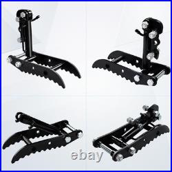 L-Shaped Mini Excavator Attachment Hydraulic Clip Thumb For 1-2 Ton Digger