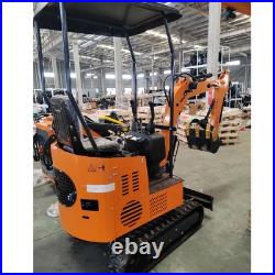 Landhonor 1T Dozer Farm Garden USA Digger Tracked Crawlerv 15HP Gas Engine EPA