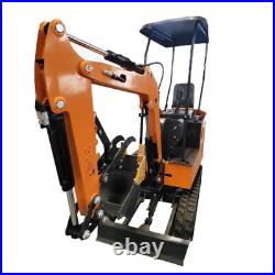 Landhonor 1T Dozer Farm Garden USA Digger Tracked Crawlerv 15HP Gas Engine EPA